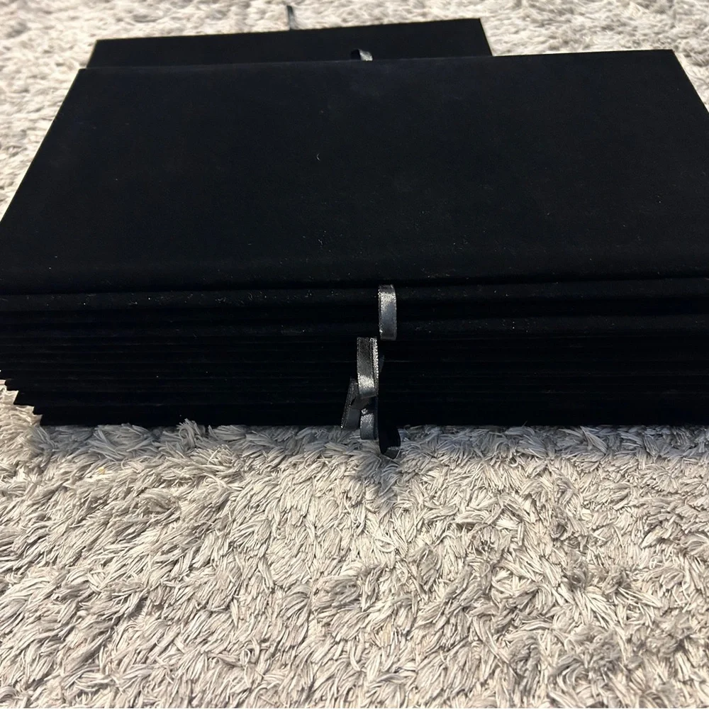 Black Velvet Jewelry Box Drawer Liners Storage 36 total **Price Is Per 1 Insert.